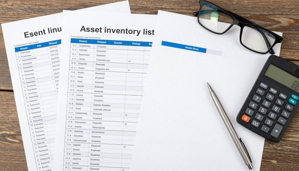 Lista de activos para planificación de herencias