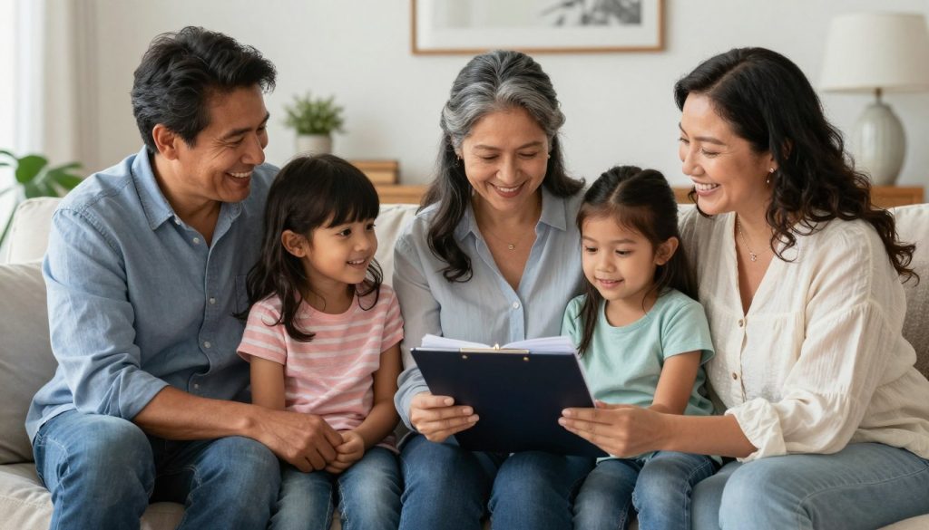 familia protegida con planificación patrimonial exitosa