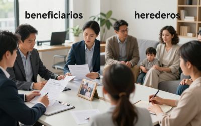 Beneficiarios designados vs herederos: diferencias importantes